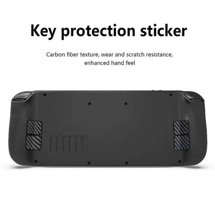 For Steam Deck Game Console PGTECH Joystick Cap Sticker Dust Plug Protection Kit