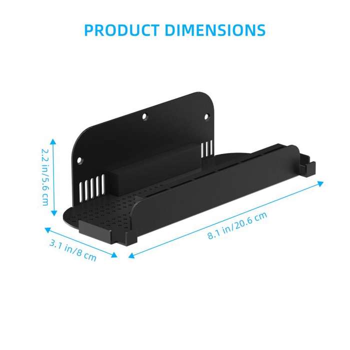 Wall Mount Holder for Nintendo Switch 2/Switch/Switch OLED & Joy-Con With Game Card Storage(White)
