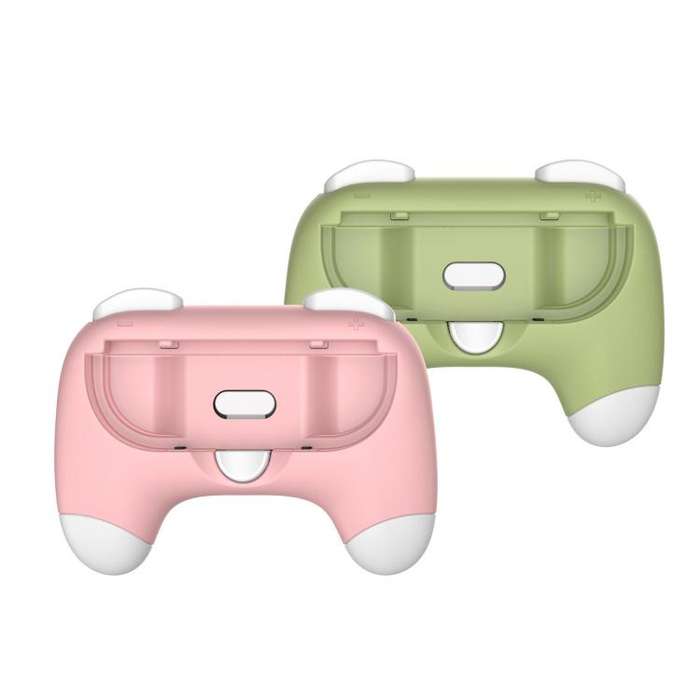 2pcs DOBE Grips for Nintendo Switch 2 Joy-Con Left/Right Controllers(Pink+Green)