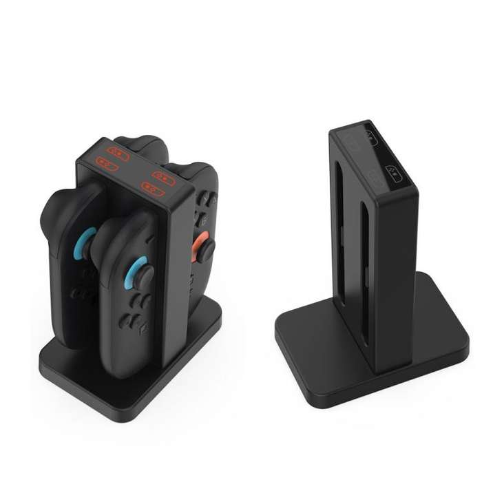 DOBE 4-in-1 Magnetic Charging Station for Nintendo Switch 2 Controllers with LED Indicators & Car...