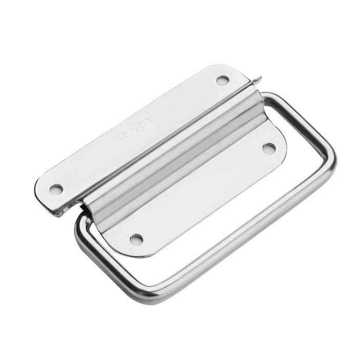 100mm 304 Stainless Steel Folding Pull Handle For Cabine Kitchen Drawer Door Toolbox