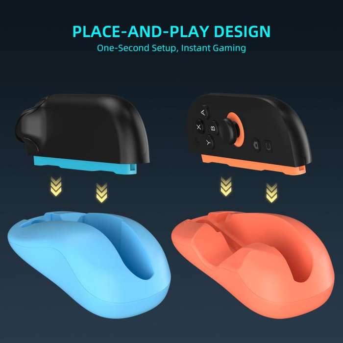 For Nintendo Switch 2 Joy-Con 2pcs /Pack Mini Portable Mouse Adapter Left+Right Controller Bracke...
