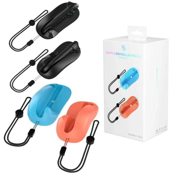 For Nintendo Switch 2 Joy-Con 2pcs /Pack Mini Portable Mouse Adapter Left+Right Controller Bracke...