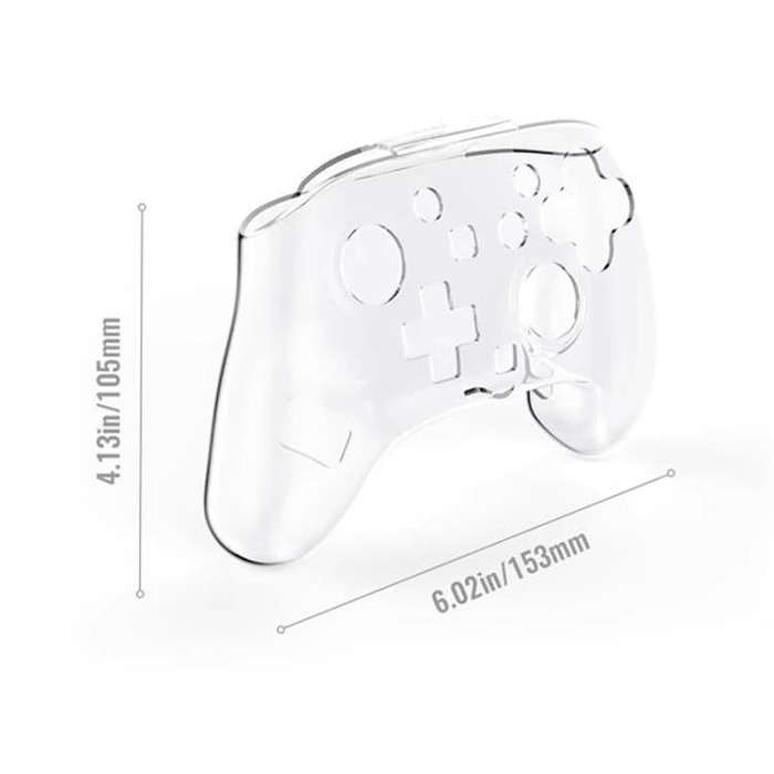 For Nintendo Switch 2 Pro Handle PC Protective Case(Transparent)
