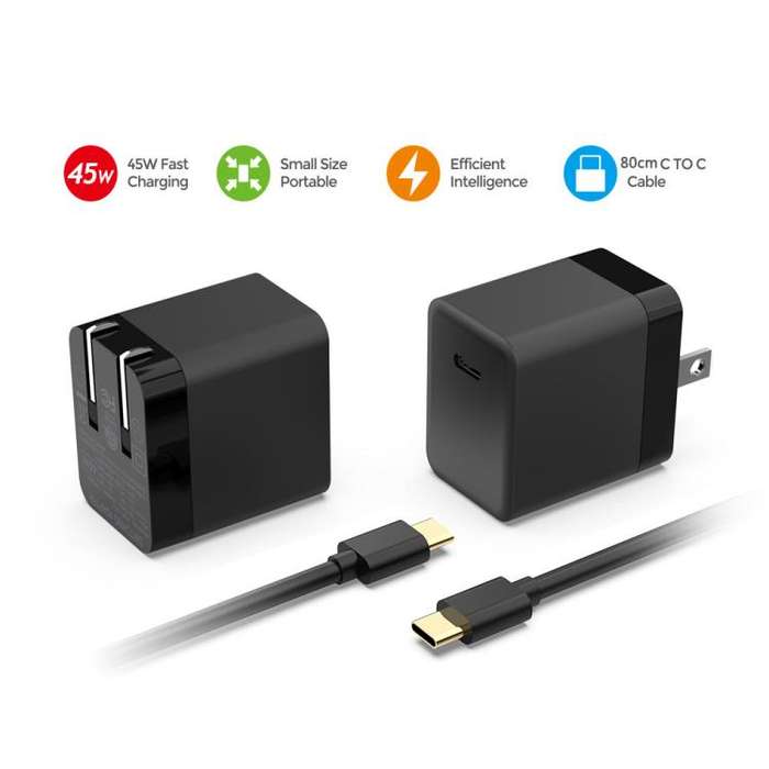 DOBE 45W GaN Fast Charger For Nintendo Switch 2/Switch OLED/Switch/Switch Lite USB-C Charger US Plug