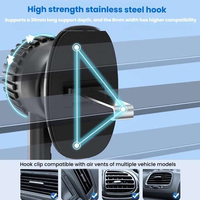 Car Air Outlet Bracket Base, Style: Fixed