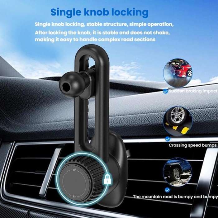 Car Air Outlet Bracket Base, Style: Adjustable