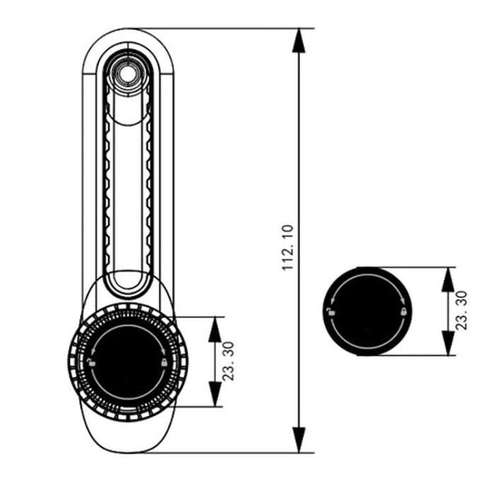 Car Air Outlet Bracket Base, Style: Fixed