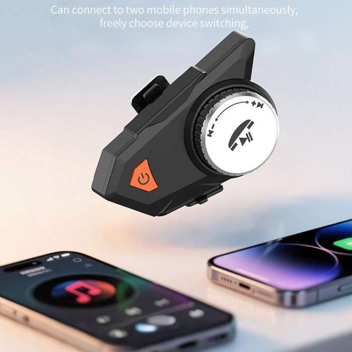 M9 Motorcycle Helmet Bluetooth Headset IPX6 Waterproof,  Auto Answer, HD Sound for Riders/Deliver...