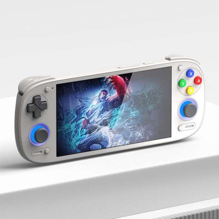 Retroid Pocket RP5 5.5 Inch OLED Touch Screen Handheld Game Console, Size: With 128G TF Card(Gray)