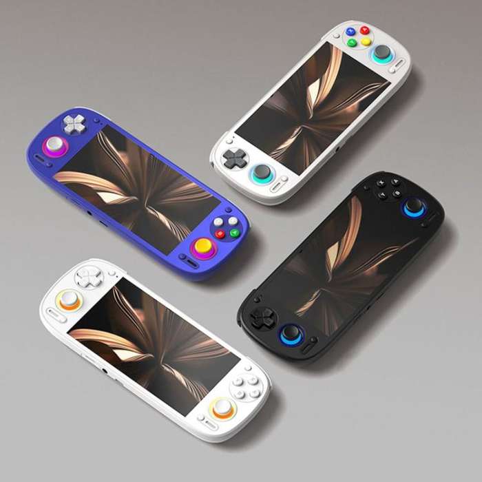Retroid Pocket RP5 5.5 Inch OLED Touch Screen Handheld Game Console, Size: With 256G TF Card(Black)