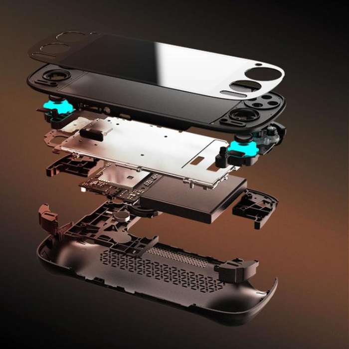 Retroid Pocket RP5 5.5 Inch OLED Touch Screen Handheld Game Console, Size: With 1TB TF Card(Gray)