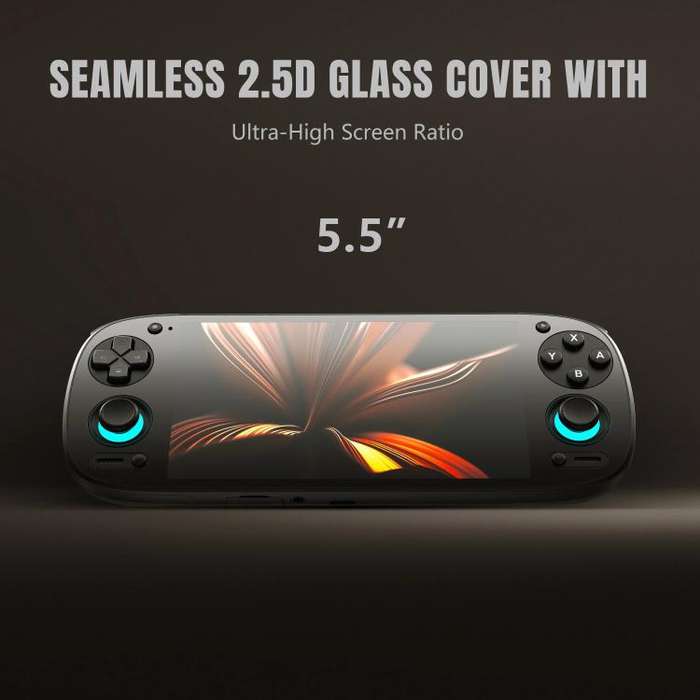 Retroid Pocket RP5 5.5 Inch OLED Touch Screen Handheld Game Console, Size: With 512G TF Card(Gray)