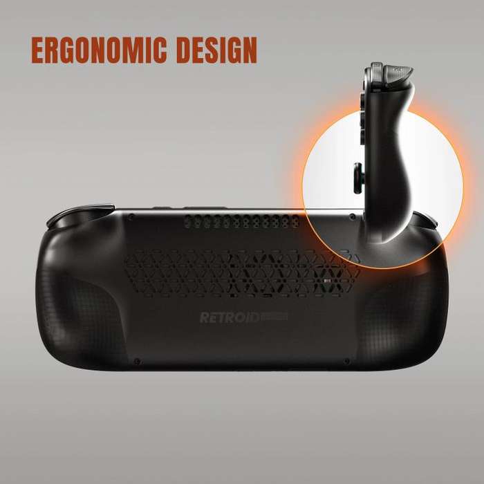 Retroid Pocket RP5 5.5 Inch OLED Touch Screen Handheld Game Console, Size: With 128G TF Card(Gray)