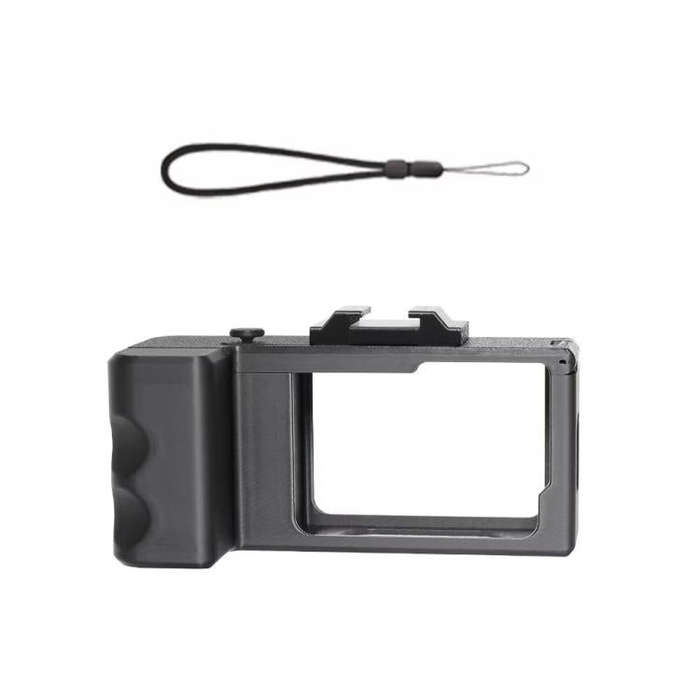 Street Vlogging Handle For GoPro HERO13 Black / 12 Black / 11 Black / 10 Black / 9 Black(Black)