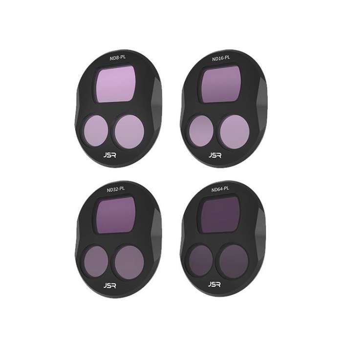 For DJI Mavic 4 Pro JSR Filter Lens Protector, Style: ND8PL+ND16PL+ND32PL+ND64PL