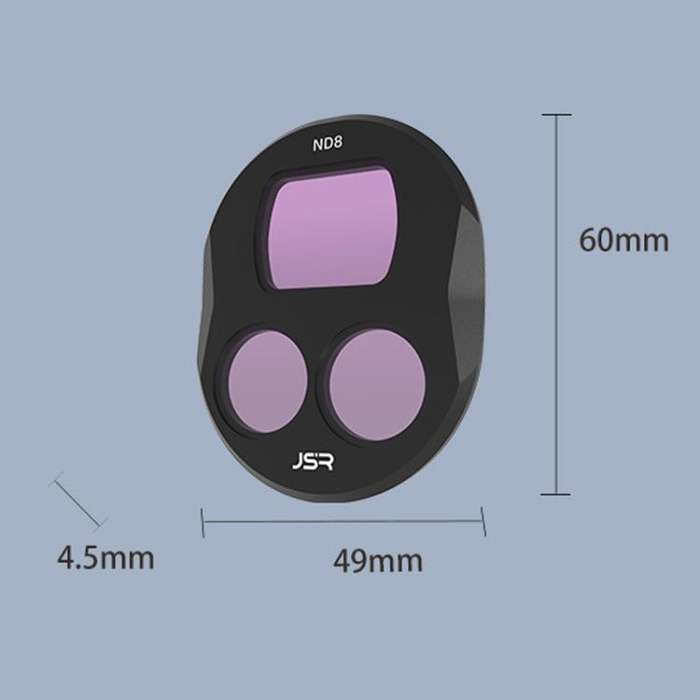 For DJI Mavic 4 Pro JSR Filter Lens Protector, Style: ND64