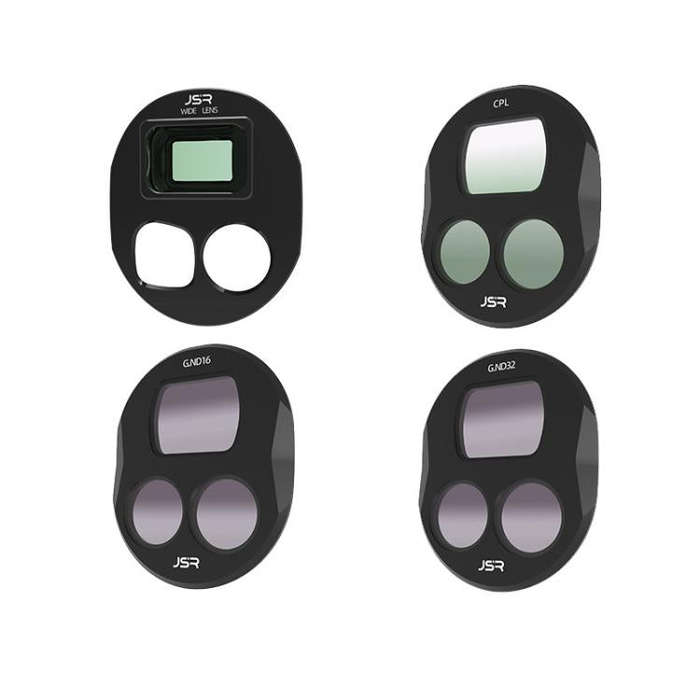 For DJI Mavic 4 Pro JSR Wide Angle Lens Aerial Lens Accessories, Style: WIDE+CPL+ND16+ND32