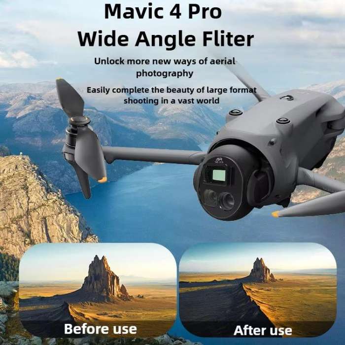 For DJI Mavic 4 Pro JSR Wide Angle Lens Aerial Lens Accessories, Style: WIDE