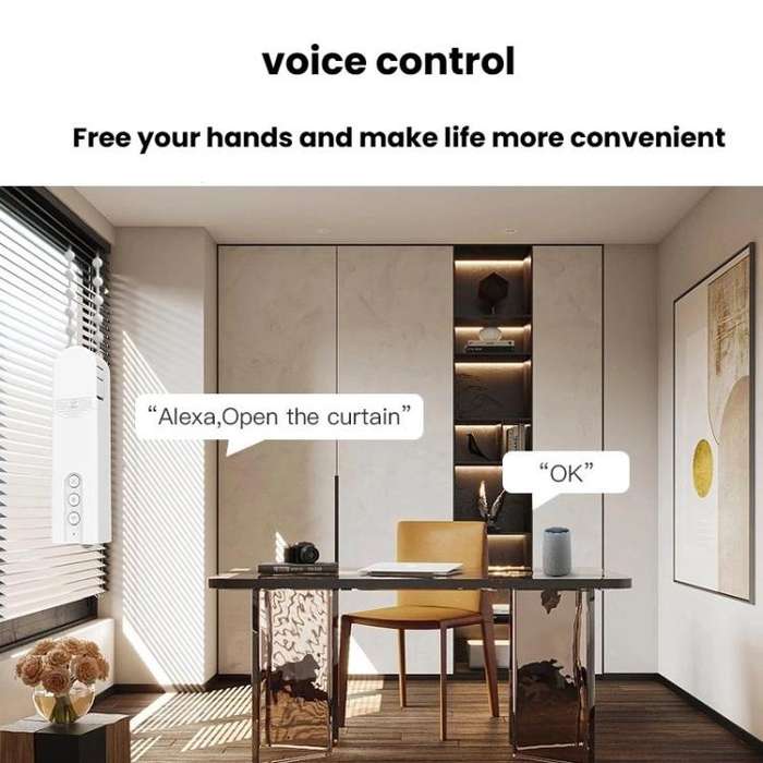 Remote Control Smart Motor Automatic Curtain Pull Cord, Specification: External WiFi Motor
