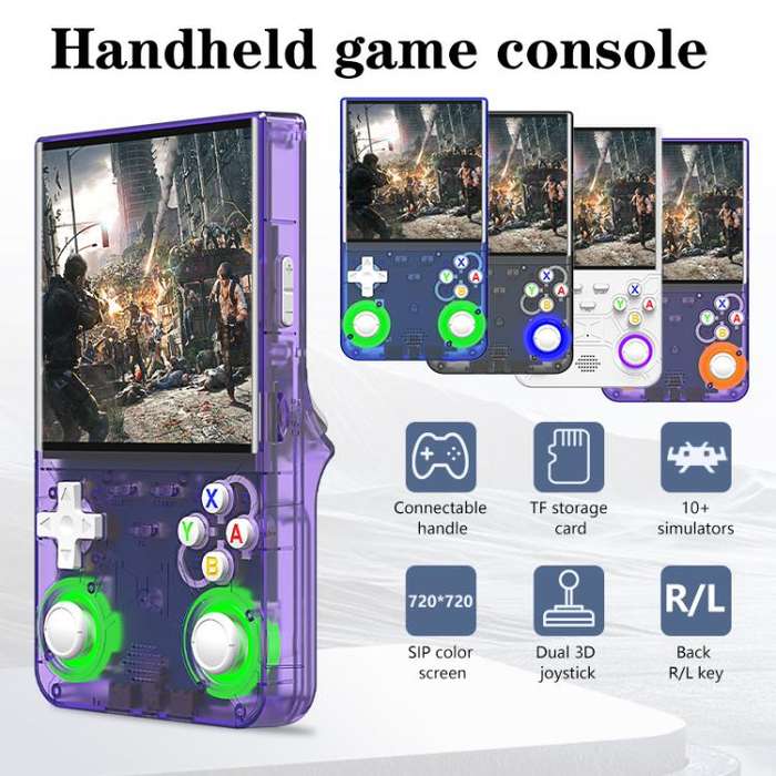 R36 Ultra 4-inch Open-Source Linux Handheld Game Console with Wi-Fi/MIFI Support Retro Portable A...