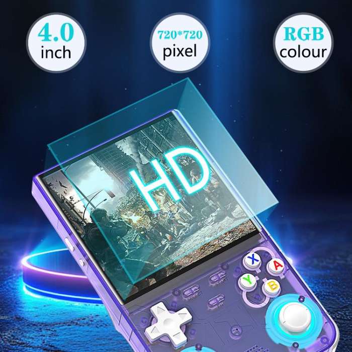 R36 Ultra 4-inch Open-Source Linux Handheld Game Console with Wi-Fi/MIFI Support Retro Portable A...