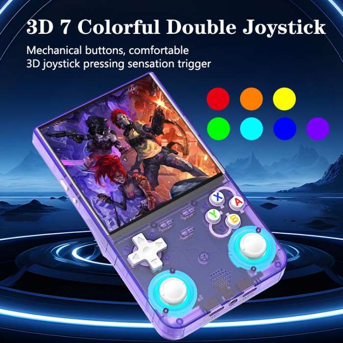 R36 Ultra 4-inch Open-Source Linux Handheld Game Console with Wi-Fi/MIFI Support Retro Portable A...
