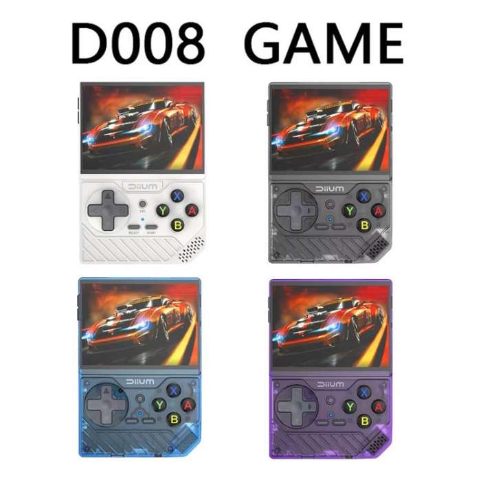 D008 3.5-Inch HD Retro Handheld Game Console With ARM Cortex-A7 800MHz, 1GB RAM & HDMI Output 64G...
