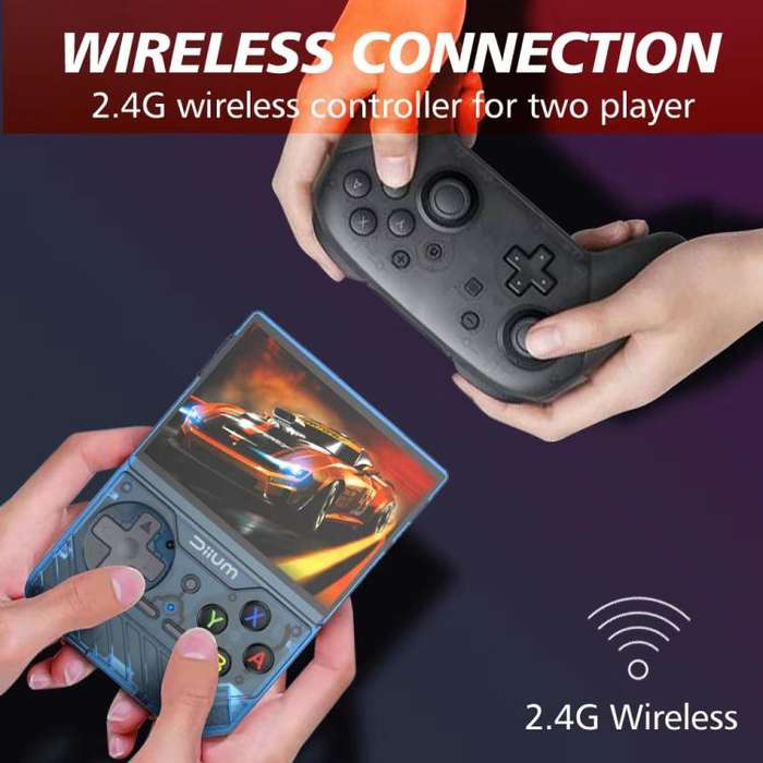 D008 3.5-Inch HD Retro Handheld Game Console With ARM Cortex-A7 800MHz, 1GB RAM & HDMI Output 128...