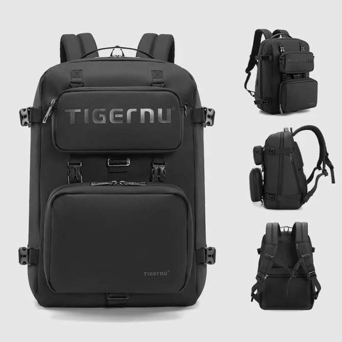Tigernu T-B9836 3-in-1 Detachable Men Backpack Convertible Travel Laptop Bag for Sports & Commuti...