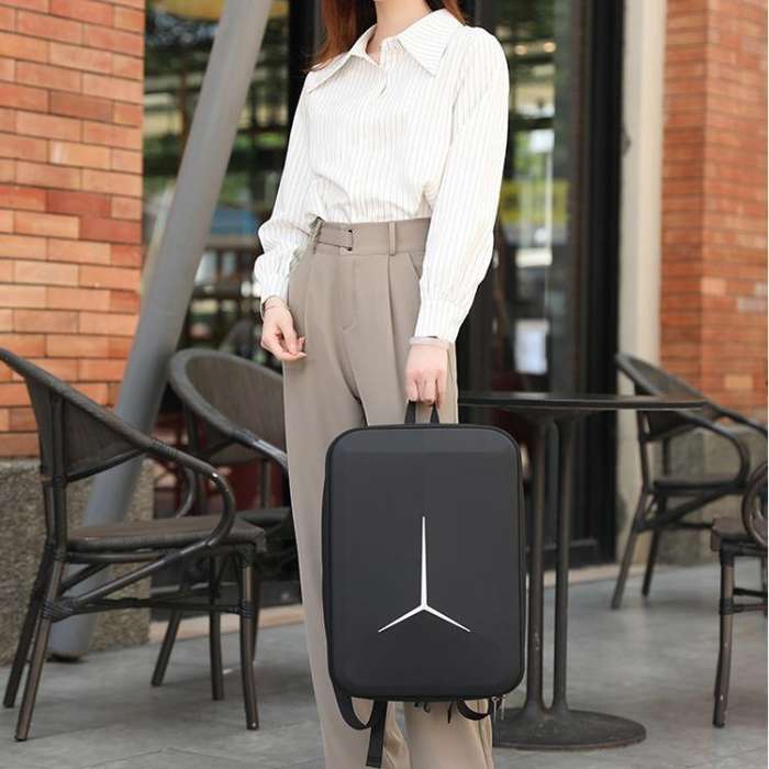 For DJI Mavic 4 Pro Creator Combo RC Pro 2 /RC 2 Backpack Storage Bag EVA Travel Case(Black)