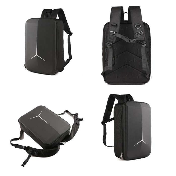 For DJI Mavic 4 Pro Creator Combo RC Pro 2 /RC 2 Backpack Storage Bag EVA Travel Case(Black)