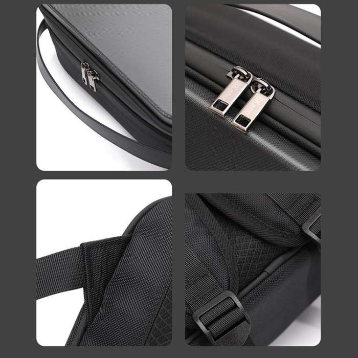 For DJI Mavic 4 Pro Fly More Combo / Creator Combo BKANO Hard Shell Backpack Storage Bag(Black)