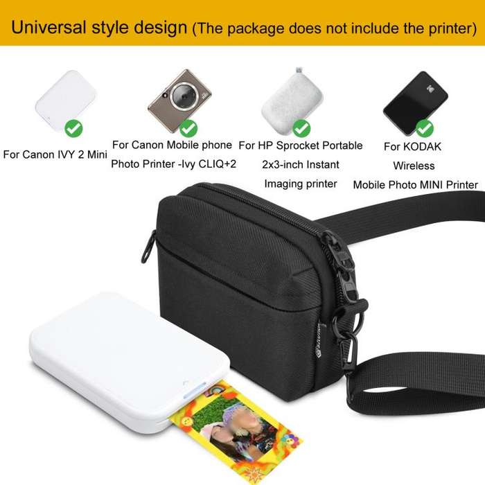 For Canon/HP/Kodak Small Digital Camera Storage Shoulder Strap Bag, Size: Small