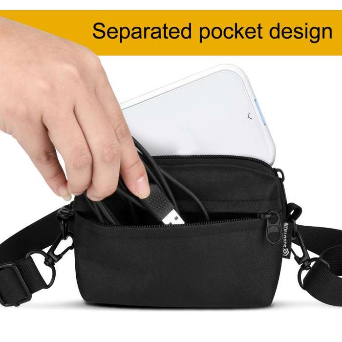 For Canon/HP/Kodak Small Digital Camera Storage Shoulder Strap Bag, Size: Small