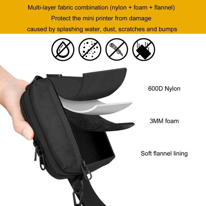 For Canon/HP/Kodak Small Digital Camera Storage Shoulder Strap Bag, Size: Small