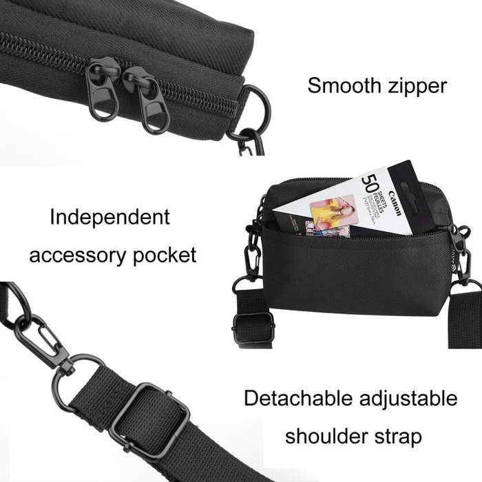 For Canon/HP/Kodak Small Digital Camera Storage Shoulder Strap Bag, Size: Small