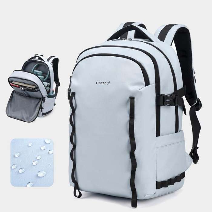 Tigernu Large Capacity Sports & Travel Backpack 15.6 Inch Lightweight Business Laptop Bag(Light B...