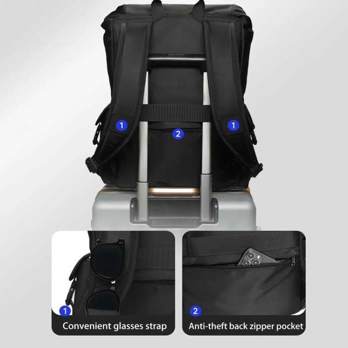 Tigernu Detachable Split Design 2-In-1 Backpack 14-Inch Laptop Bag With Flip-Top For Travel, Work...