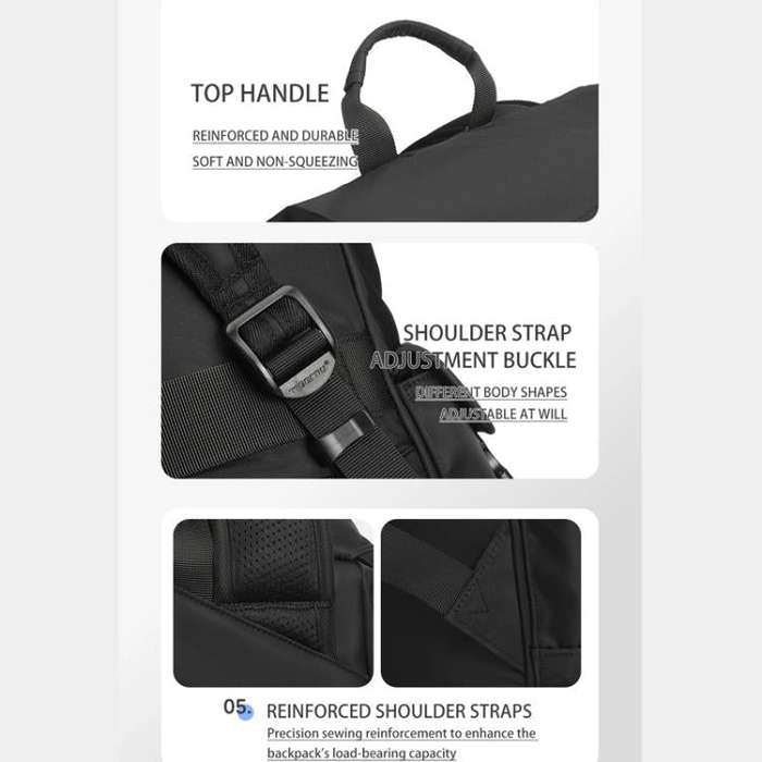 Tigernu Detachable Split Design 2-In-1 Backpack 14-Inch Laptop Bag With Flip-Top For Travel, Work...