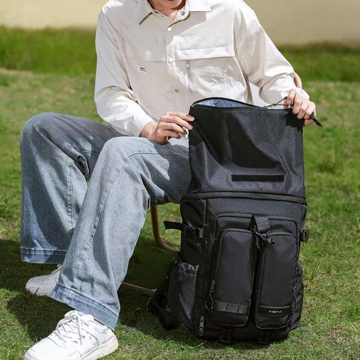Tigernu Unisex Waterproof Travel Backpack Roll-Top Expandable Design with 15.6-inch Laptop & Tabl...