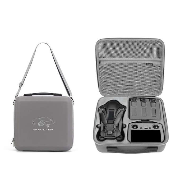 For DJI Mavic 4 Pro Fly More Combo BKANO Shoulder Bag Handbag Storage Box(Gray)