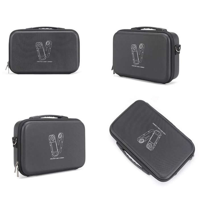 For Insta360 X5 /X4 BKANO Large Capacity Shoulder Bag Portable Handbag(Black)