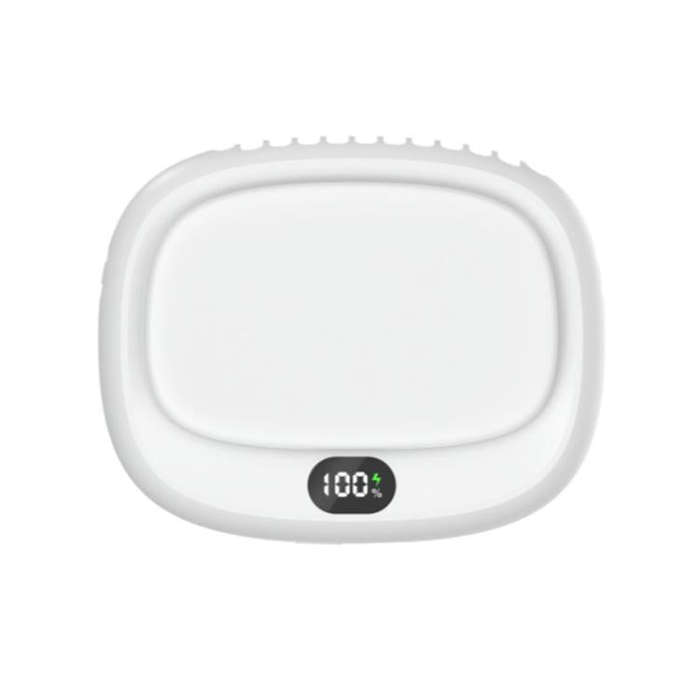 USB Outdoor High-power Bladeless Waist-hanging Portable Fan(DQ239 White)
