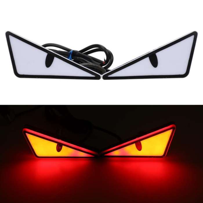2pcs Motorcycle License Plate Screw Light Modifications Universal Decorative Car Lights, Spec: Tr...