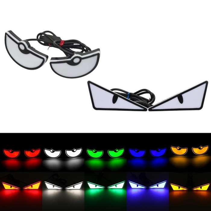 2pcs Motorcycle License Plate Screw Light Modifications Universal Decorative Car Lights, Spec: Tr...