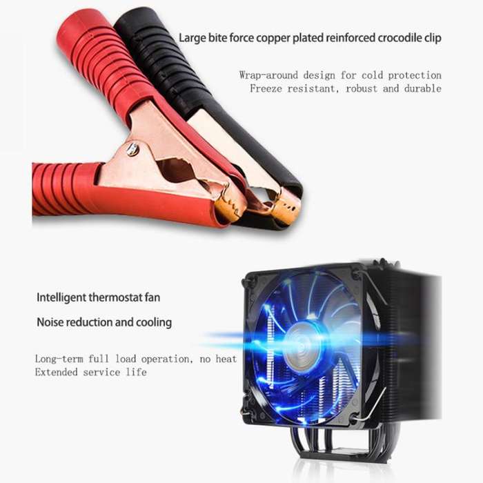 ANJING 12-24V Car Motorcycle Battery Charger Pure Copper Intelligent Pulse Repair, Specification:...