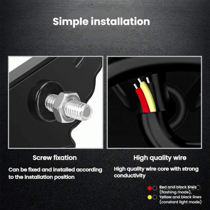 1pairs Motorcycle High-Brightness Winged Eagle Eye Lights Modified Headlights(White)