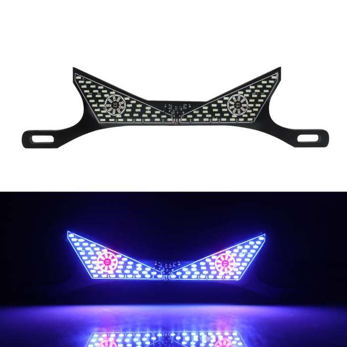 Motorcycle License Plate Screw Light Universal Decorative Accessory Headlight for Customization, ...