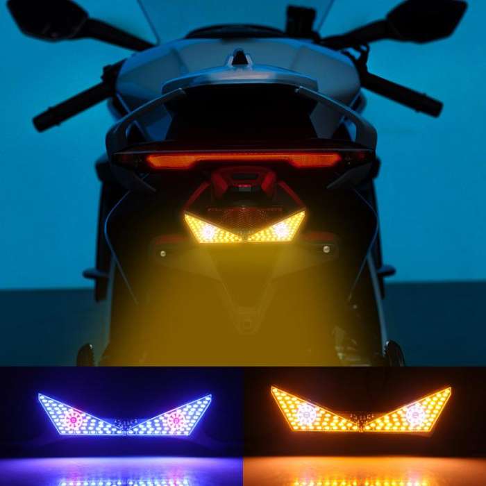 Motorcycle License Plate Screw Light Universal Decorative Accessory Headlight for Customization, ...